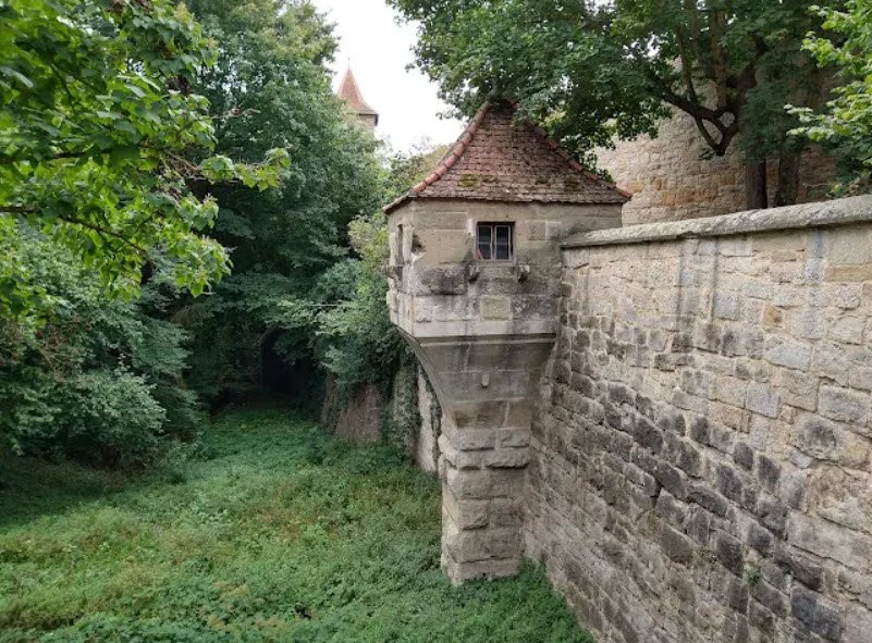 Stadtmauer Rothenburg, Rothenburg ob der Tauber, Germany, Germany